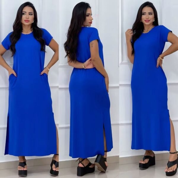 Vestido longo azul - Image 2