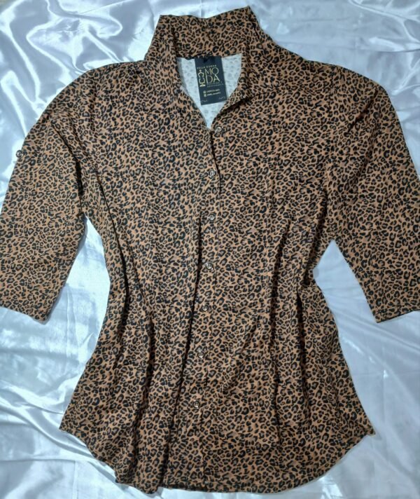 Blusa camisão animal print